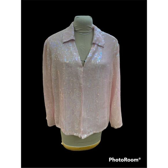 Sequin Jacket by Together.  Plus size 22.  Collared hook closure Swiftie Lover - Picture 3 of 13